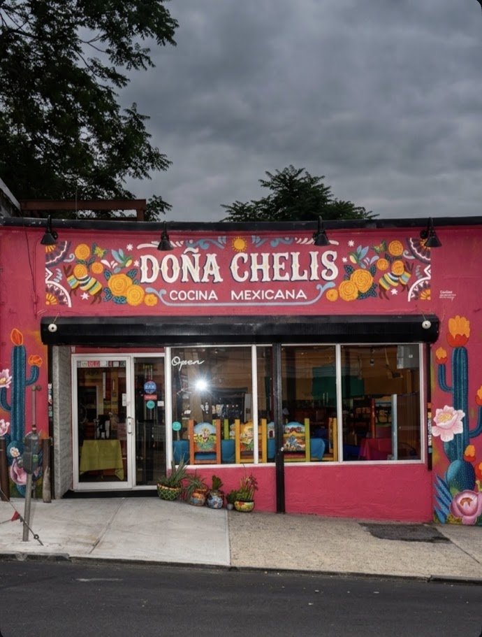 Banquetes Doña Cheli dining room in Yonkers.